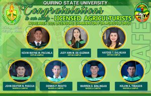 Newly-Licensed Agriculturists of QSU